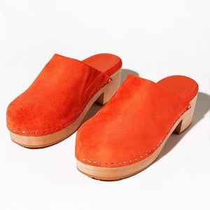 Charlotte Stone Martino Clogs in Curry (redorange) BRAND NEW